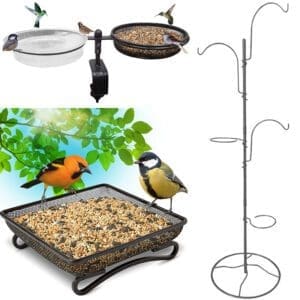 Three Styles of Bird Feeders for Balcony